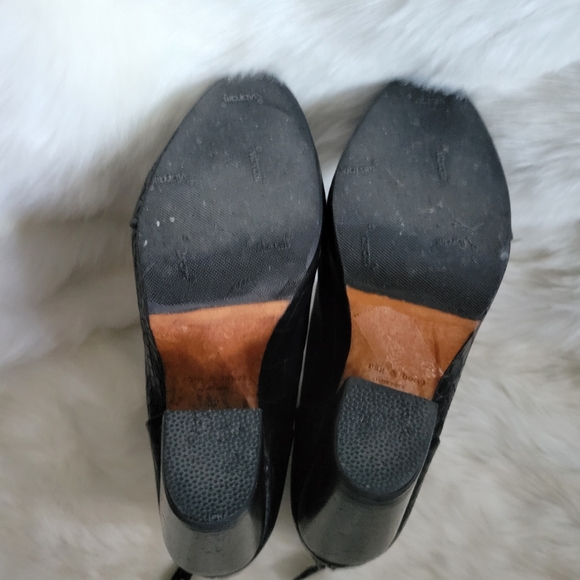 rag & bone Newbury black croc boots - Picture 8 of 14